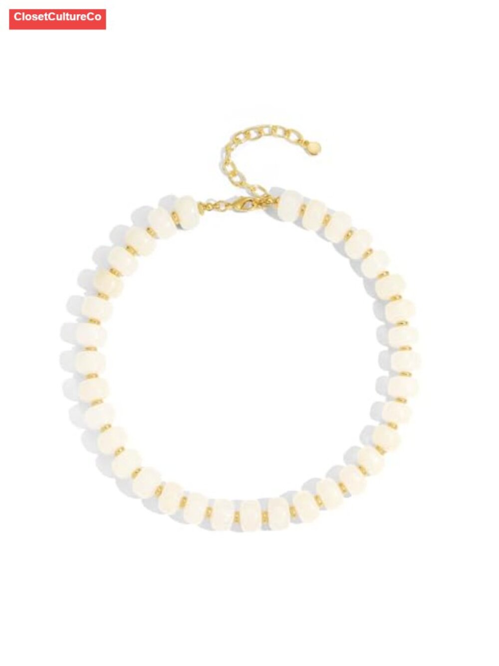 Chunky Beaded Necklace Puffy Heart Choker Adjustable Resin Statement Jewelry